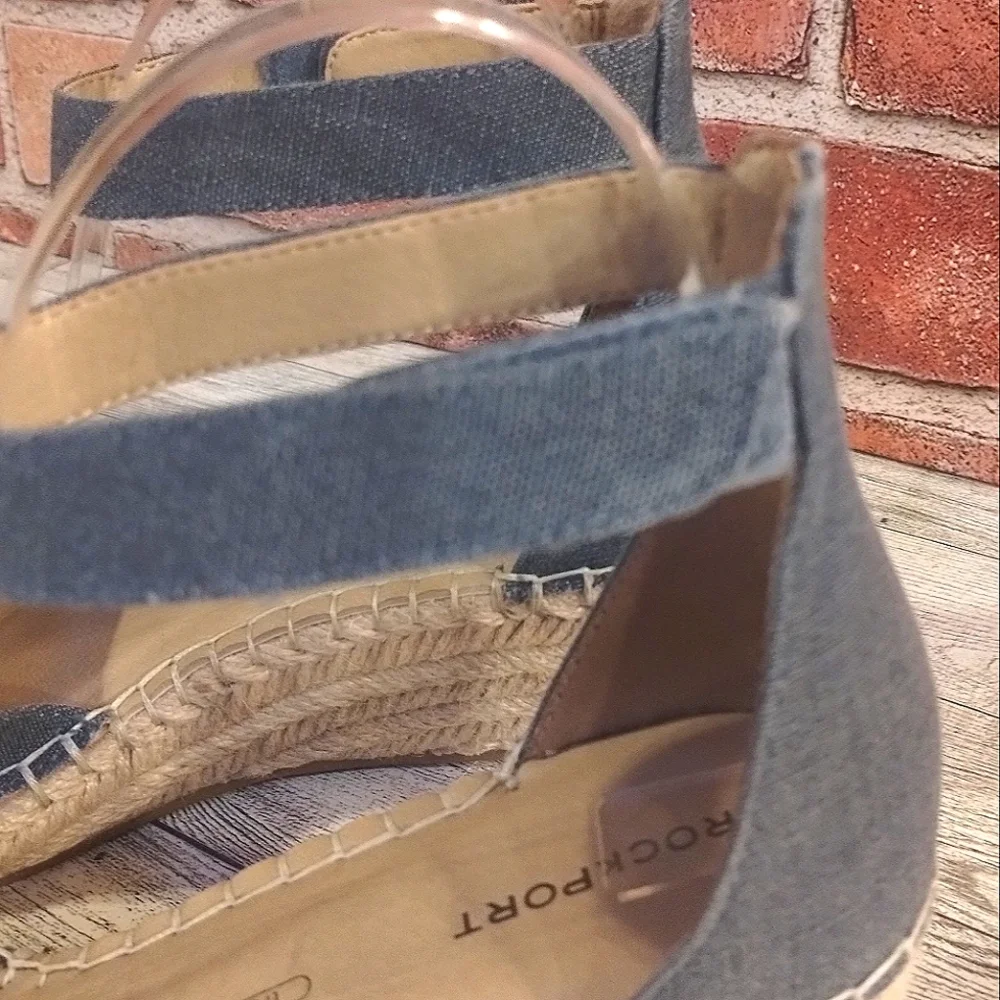 Rockport Espadrilles In Denim Size 8